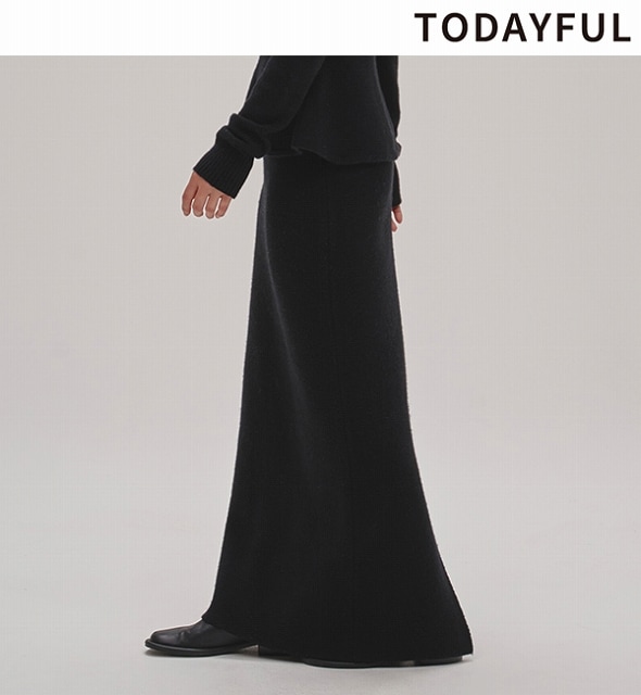 SOLD OUT】TODAYFUL トゥデイフル Puffy Knit Skirt 12520807