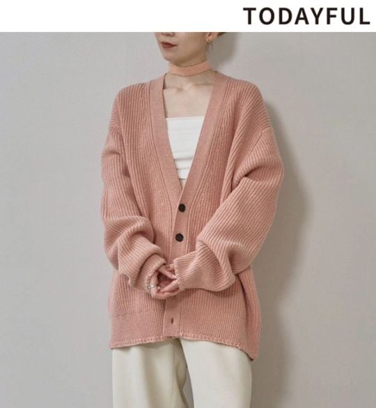 SALE20%OFF】TODAYFUL トゥデイフル Wool Ribknit Cardigan 12520519