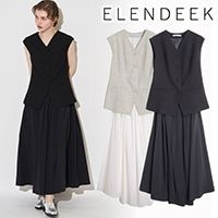 ڴָ10%OFFELENDEEK ǥ  GILET COMBINATION OP 쥳ӥ͡ԡ 512540310201 /󥻥Բľʡˤ15ޤ¨ȯ(˰ʳ)