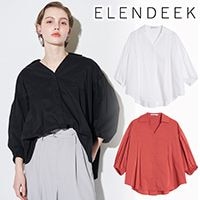 �ڴ��ָ���30%OFF��ELENDEEK �����ǥ�����  SKIPPER VOLUME SLEEVE BL �����åѡ��ܥ�塼�ॹ�꡼�֥֥饦�� 512540402301 /����󥻥������Բľ��ʡ������ˤ�15���ޤ�¨��ȯ��(���˰ʳ�)��