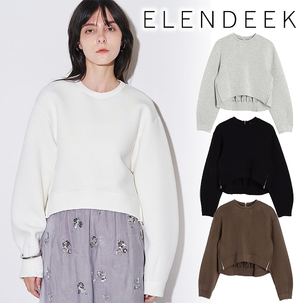 SALE30%OFF】ELENDEEK エレンディーク TUCK HEM CROPPED CS タックヘム