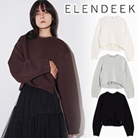 期間限定10%OFF】ELENDEEK エレンディーク TUCK HEM CROPPED CS