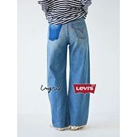 ڴָ10%OFFUngrid 󥰥å  Levi's RIBCAGE WIDE LEGǥ˥ 112542450101  /󥻥Բľʡˤ15ޤ¨ȯ(˰ʳ)