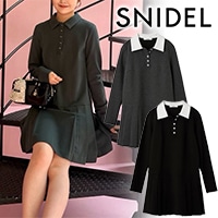 SALE50%OFF】SNIDEL スナイデル Sustainable衿つきプリーツカットミニ