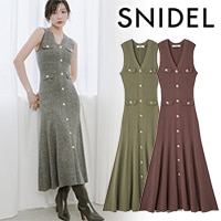 SOLD OUT】【期間限定10%OFF】SNIDEL スナイデル ノースリーブフロント
