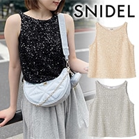 ��SALE50%OFF��SNIDEL ���ʥ��ǥ�  ��᥿�󥯥ȥåץ� SWCT254130  /����󥻥������Բľ��ʡ������ˤ�15���ޤ�¨��ȯ��(���˰ʳ�)��
