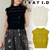 ��SALE50%OFF��FRAY I.D �ե쥤�����ǥ���  �����å����㥫���ɥ˥åȥȥåץ� FWNT254201 /����󥻥������Բľ��ʡ������ˤ�15���ޤ�¨��ȯ��(���˰ʳ�)��