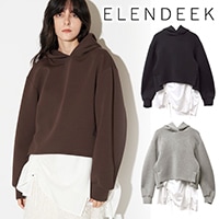 ��SALE50%OFF��ELENDEEK �����ǥ�����  DRAWSTRING BL SET HOODIE �ɥ����ȥ֥饦�����åȥա��ǥ� 512612720101 /����󥻥������Բľ��� �������ˤ�15���ޤ�¨��ȯ��(���˰ʳ�)��
