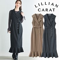 ♣︎ LILLIAN CARAT リリアンカラット トレンチ コート S スリットスリーブトレンチコート｜PETAL ONLINE（ペタルオンライン）