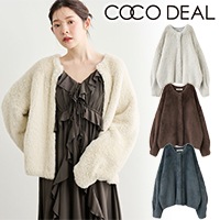 SALE20%OFF】COCODEAL ココディール ダブルフェイスフェザーニット