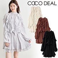 【1回のみ使用】ココディール フリルシャツブラウス　25AW 75518048 フリルシャツブラウス｜PETAL ONLINE（ペタルオンライン）