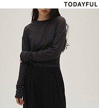 SOLD OUT】TODAYFUL トゥデイフル Hightwist Gauze Long T-shirts