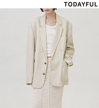 TODAYFUL �ȥ��ǥ��ե�  Boyfriend Linen Jacket 12610107  /����󥻥������Բľ��� �������ˤ�15���ޤ�¨��ȯ��(���˰ʳ�)��