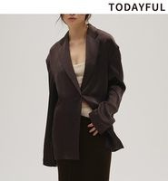 ��8/17(��)����12����SALE50%OFF��TODAYFUL �ȥ��ǥ��ե�  Satin Over Jacket 12610103   /����󥻥������Բľ��� �������ˤ�15���ޤ�¨��ȯ��(���˰ʳ�)��