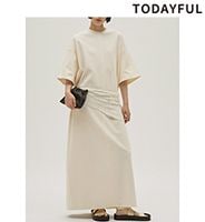 TODAYFUL �ȥ��ǥ��ե�  Halfsleeve Easy Dress 12610310  /����󥻥������Բľ��� �������ˤ�15���ޤ�¨��ȯ��(���˰ʳ�)��