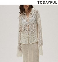 SOLD OUT】TODAYFUL トゥデイフル Crochet Lace Shirts 12610420