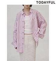 ��ͽ���ʡۡ�ͽ���ʡ�TODAYFUL �ȥ��ǥ��ե�  Stripe Pocket Shirts 12610424 4������5��������ͽ�� /����󥻥������Բľ���