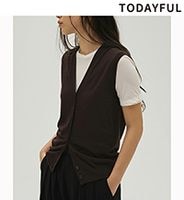 ��SALE20%OFF��TODAYFUL �ȥ��ǥ��ե�  Tencelsilk Knit Vest 12610517  /����󥻥������Բľ��� �������ˤ�15���ޤ�¨��ȯ��(���˰ʳ�)��