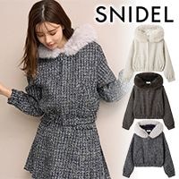 �ڴ��ָ���10%OFF��SNIDEL ���ʥ��ǥ�  �ե����դ��ĥ����ɥ֥륾�� SWFJ255056  /����󥻥������Բľ��� �������ˤ�15���ޤ�¨��ȯ��(���˰ʳ�)��