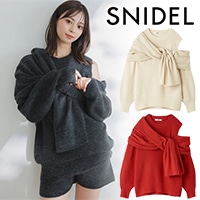 ��SALE50%OFF��SNIDEL ���ʥ��ǥ�  �ǥ��ե��᡼�����˥åȥץ륪���С� SWNT255123  /����󥻥������Բľ��� �������ˤ�15���ޤ�¨��ȯ��(���˰ʳ�)��