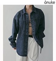 ��SOLD OUT��anuke ����̡���  Denim Over Shirts 62610403  /����󥻥������Բľ��� �������ˤ�15���ޤ�¨��ȯ��(���˰ʳ�)��