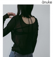 ͽʡanuke ̡  2way Sheer Tops 62520609 23ͽ /󥻥Բľ