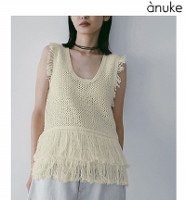 ͽʡanuke ̡  Fringe Knit Tanktop 62610510 34ͽ /󥻥Բľ