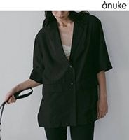 anuke ����̡���  Sheer Halfsleeve Jacket 62610106  /����󥻥������Բľ��� �������ˤ�15���ޤ�¨��ȯ��(���˰ʳ�)��