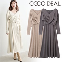 COCODEAL ココディール 2WAYカシュクールトップス×キャミワンピース
