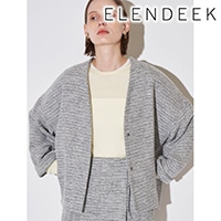 期間限定10%OFF】ELENDEEK エレンディーク TWEED FORM SHORT CT