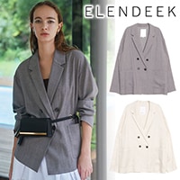 �ڴ��ָ���10%OFF�ۡ�ͽ���ʡ�ELENDEEK �����ǥ�����  BACK CROSS TAILORED JK �Хå��������ơ��顼�ɥ��㥱�å� 512620110101 3������4����/����󥻥������Բľ��� 