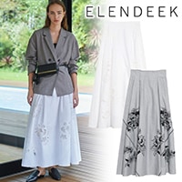 �ڴ��ָ���10%OFF�ۡ�ͽ���ʡ�ELENDEEK �����ǥ�����  EMBROIDERY FLARE SK ����֥������꡼�ե쥢�������� 512620800401 3������4����/����󥻥������Բľ��� 