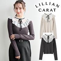���ɲ���������ۡ�ͽ���ʡ�LILLIAN CARAT ��ꥢ�󥫥�å�  �졼���ϥ��ͥå��ɥå��󥰥˥å� 46131502 1�����2��������ͽ��  /����󥻥������Բľ���