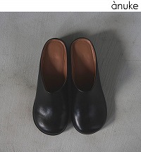 追加生産決定】【予約商品】anuke アンヌーク Ecoleather Heel Slip
