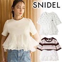 ���ɲ���������ۡڴ��ָ���10%OFF�ۡ�ͽ���ʡ�SNIDEL ���ʥ��ǥ�  �ܥ�塼��ڥץ��ɥå��󥰥��åȥץ륪���С� SWCT261196 8����8��������ͽ�� /����󥻥������Բľ��� 