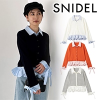 �ڴ��ָ���10%OFF��SNIDEL ���ʥ��ǥ�  ����ĥɥå��󥰥إ�ܥ�塼��˥åȥץ륪���С� SWNT261199  /����󥻥������Բľ��� �������ˤ�15���ޤ�¨��ȯ��(���˰ʳ�)��
