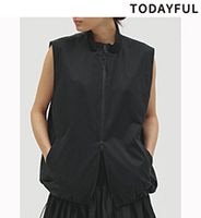 TODAYFUL �ȥ��ǥ��ե�  Standcollar Zip Vest 12610109  /����󥻥������Բľ��� �������ˤ�15���ޤ�¨��ȯ��(���˰ʳ�)��