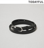 ��ͽ���ʡ�TODAYFUL �ȥ��ǥ��ե�  Oval Backle Narrow Belt 12621017 9�����10��������ͽ�� /����󥻥������Բľ���