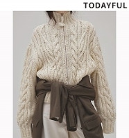 ��ͽ���ʡ�TODAYFUL �ȥ��ǥ��ե�  Volume Handknit Cardigan 12620511 10�����11��������ͽ�� /����󥻥������Բľ���
