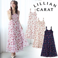 SALE50%OFF】LILLIAN CARAT リリアンカラット チェリープリントキャミ