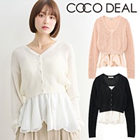 SOLD OUT】COCODEAL ココディール ラッフルキャミニットセット