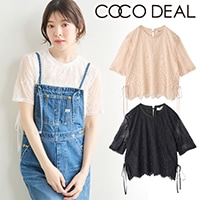 再入荷】COCODEAL ココディール ドットチュールティアードフレア