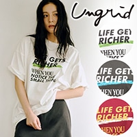 �ڴ��ָ���10%OFF�ۡ�ͽ���ʡ�Ungrid ���󥰥�å�  ���᡼���ǥ���������ӥå�Tee 112632701201 5������6��������ͽ�� �ͥ��ݥ�����̵�� /����󥻥������Բľ���