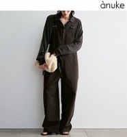 �ڴ��ָ���ݥ����5%��3/8(��)23:59�ޤǡۡ�ͽ���ʡ�anuke ����̡���  Cotton Wide Salopette 62620304 8�����9��������ͽ�� /����󥻥������Բľ���