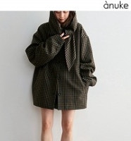 �ڴ��ָ���ݥ����5%��3/8(��)23:59�ޤǡۡ�ͽ���ʡ�anuke ����̡���  Check Coverall Jacket 62620102 9�����10��������ͽ�� /����󥻥������Բľ���