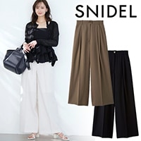 �ڴ��ָ���10%OFF��SNIDEL ���ʥ��ǥ�  ��Washable�ۥ磻�ɥѥ�� SWFP262006  /����󥻥������Բľ��ʡ������ˤ�15���ޤ�¨��ȯ��(���˰ʳ�)��