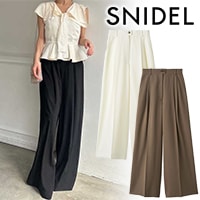 ��SALE40%OFF��SNIDEL ���ʥ��ǥ�  ��Washable�ۥ磻�ɥѥ�� SWFP262006  /����󥻥������Բľ��ʡ������ˤ�15���ޤ�¨��ȯ��(���˰ʳ�)��