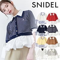 ��SALE40%OFF��SNIDEL ���ʥ��ǥ�  ����ĥ쥤�䡼�ɥ˥åȥץ륪���С� SWNT262091  /����󥻥������Բľ��� �������ˤ�15���ޤ�¨��ȯ��(���˰ʳ�)��