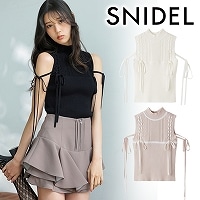 �ڴ��ָ���10%OFF��SNIDEL ���ʥ��ǥ�  �졼�����åץ�ܥ�ǥ�����˥åȥץ륪���С� SWNT262108 /����󥻥������Բľ��� �������ˤ�15���ޤ�¨��ȯ��(���˰ʳ�)��