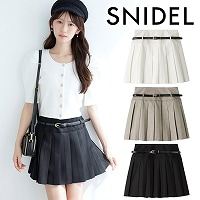 �ڴ��ָ���10%OFF�ۡ�ͽ���ʡ�SNIDEL ���ʥ��ǥ�  �٥�ȥ��åȥץ꡼�ĥߥ˥������� SWFP264045 7�����8��������ͽ�� /����󥻥������Բľ���